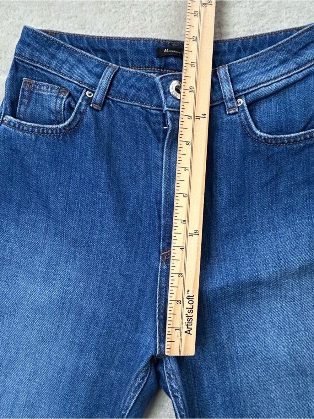 Massimo Dutti High Rise Mom Jeans Size 2 - Picture 10 of 14